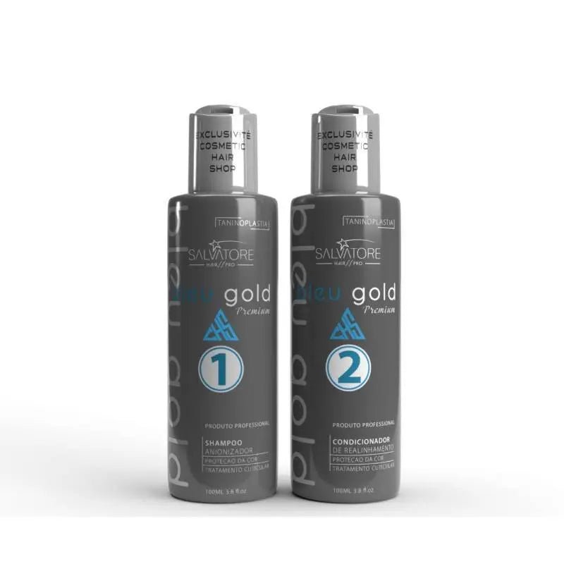 Le lissage sans formol Salvatore blue gold 